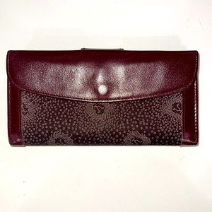 Anne Klein maroon wallet